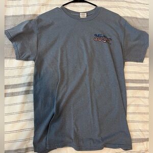 Heritage Surf Shop T Shirt blue tee medium